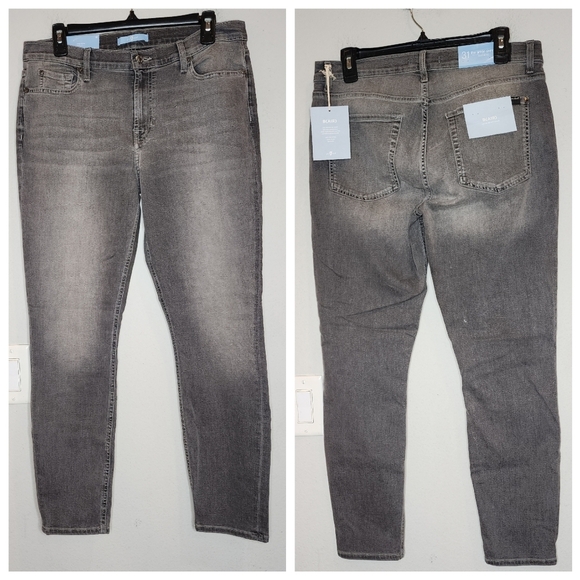 NWT 7 For All Mankind B(air) Denim Grey Ankle Skinny Jeans Women's Size 31 (12) - Picture 1 of 14